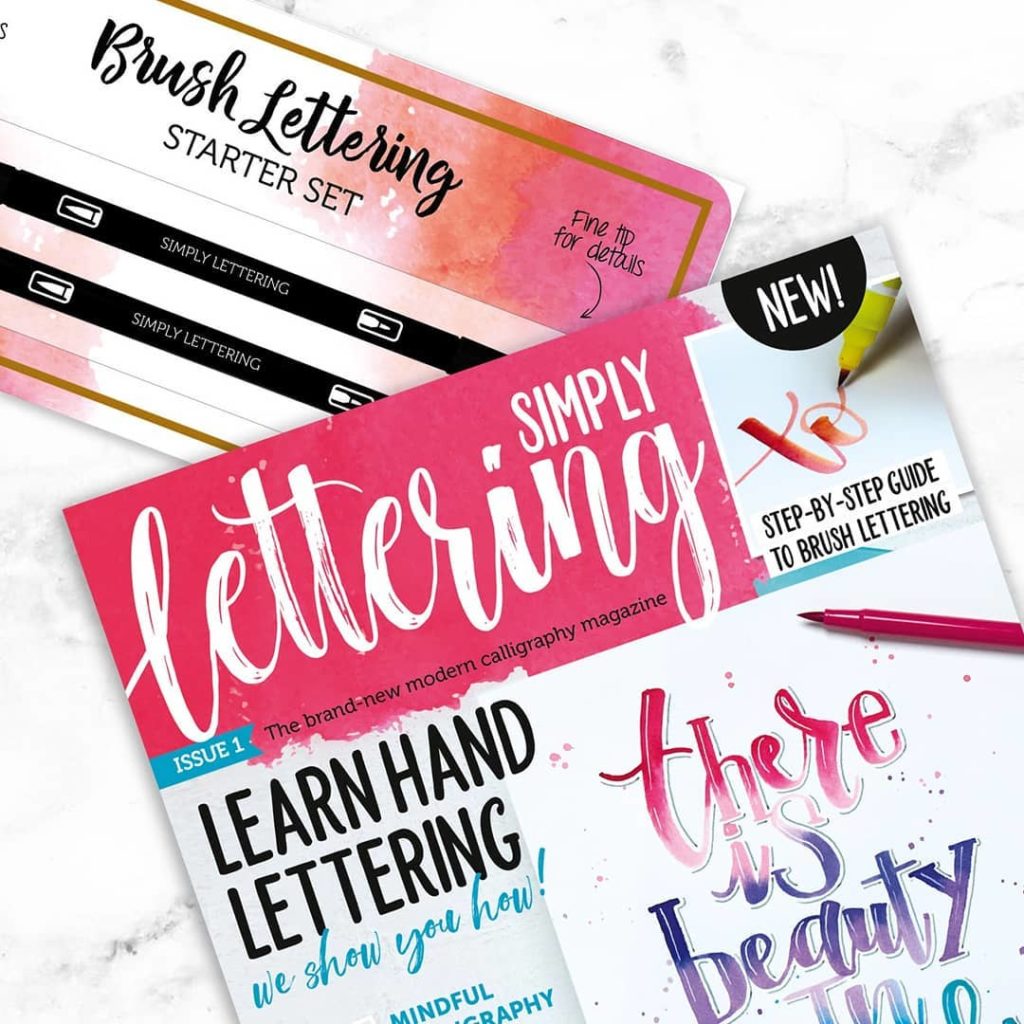Learn Hand Lettering in Simply Lettering magazine